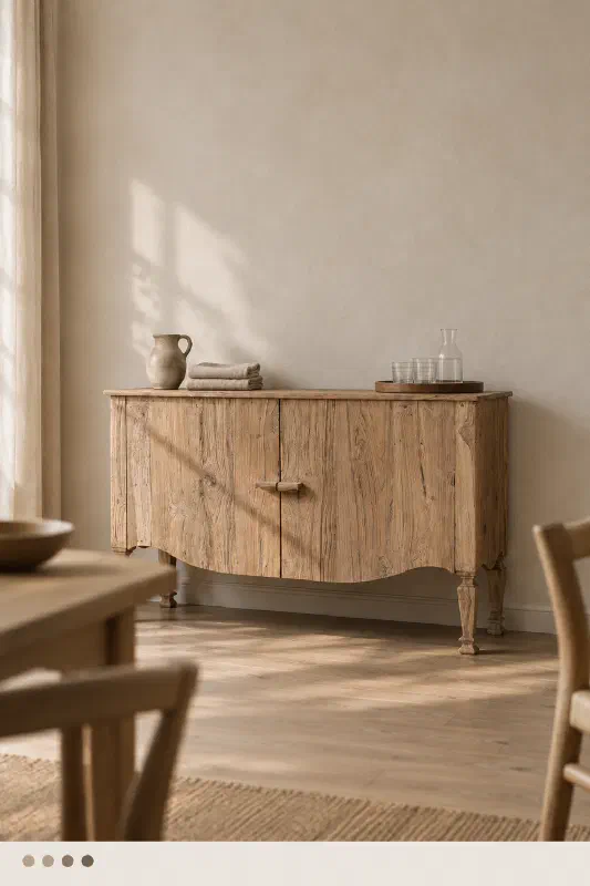 Dining room ideas: add a slim sideboard for hosting