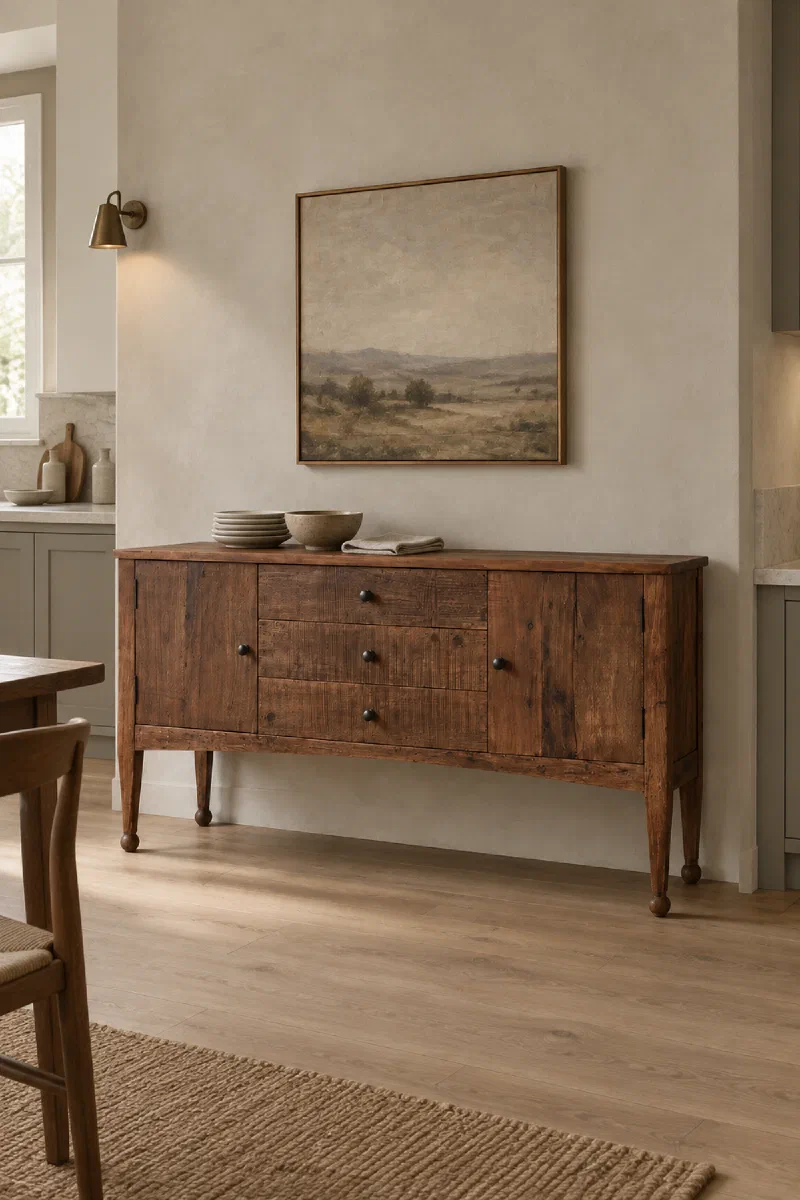 Kitchen decor ideas for a warmer, more useful storage wall