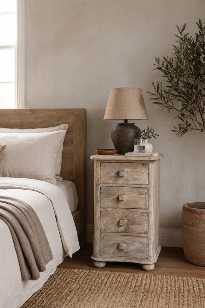 A welcoming bedside for overnight guests
