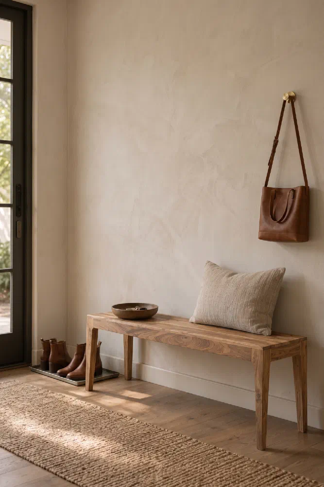 Make your entryway feel finished with the Elowen Bench