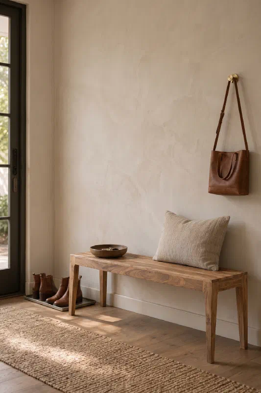 Make your entryway feel finished with the Elowen Bench