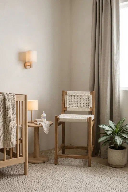 Nursery corner ideas for calmer feeding routines