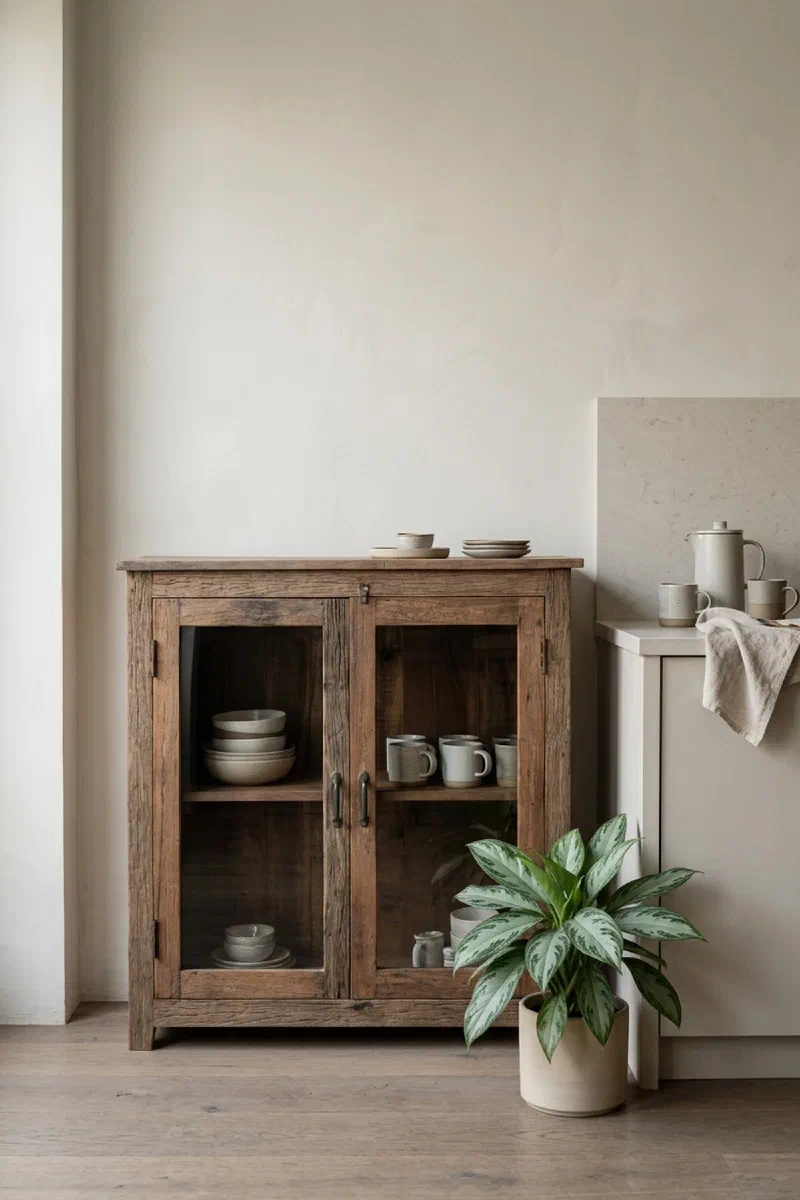 Kitchen decor ideas for a more organised coffee-and-tableware wall