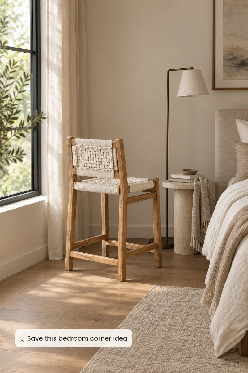 Bedroom decor ideas for an unused corner reading spot
