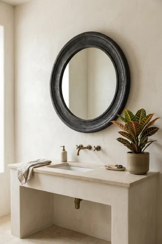 Bathroom decor ideas for a more polished vanity wall