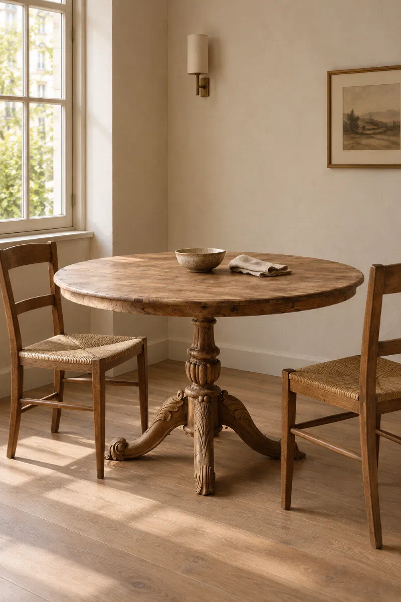 Room inspo for a more intentional apartment dining corner