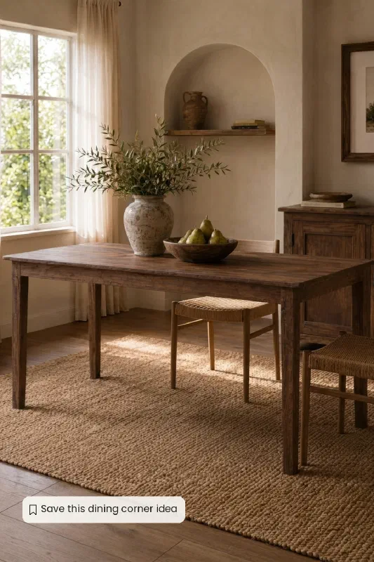 Luciana Dining Table: Reclaimed teak centerpiece for cozier meals