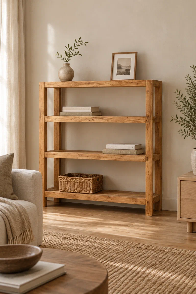 Living room vertical storage ideas for small spaces