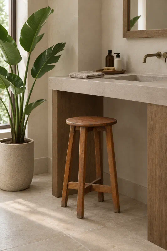 Room inspo for a tidier bathroom vanity corner