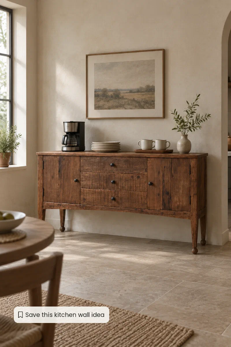 Kitchen decor ideas for a more useful dining wall