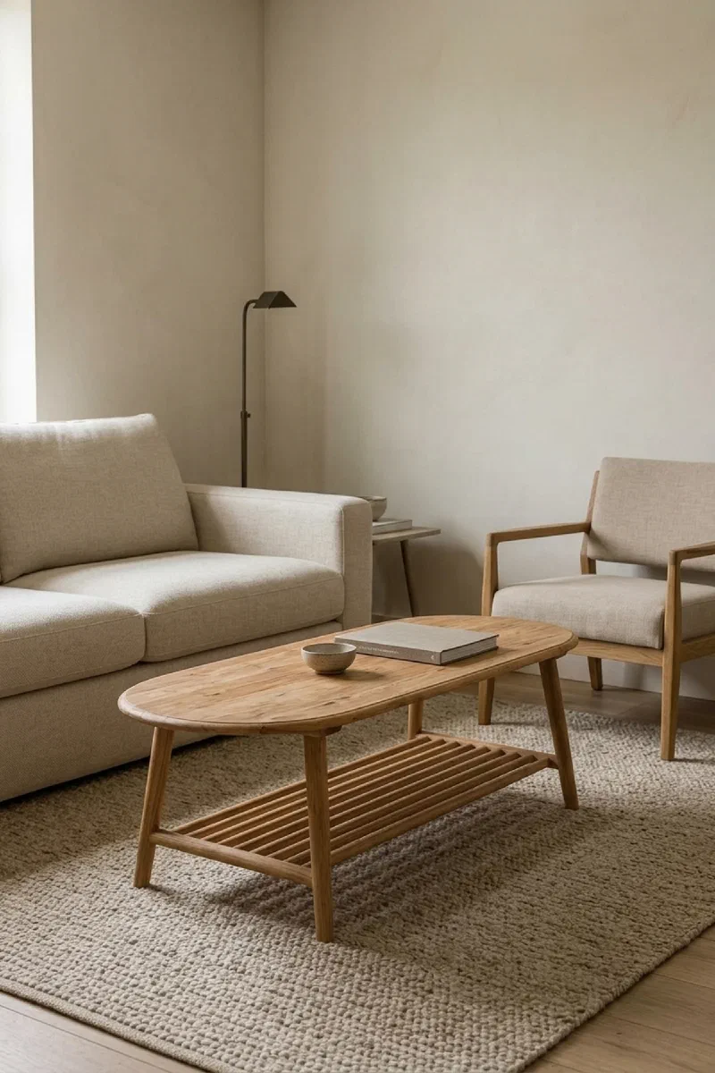 Living room decor ideas for easier flow in a small seating area