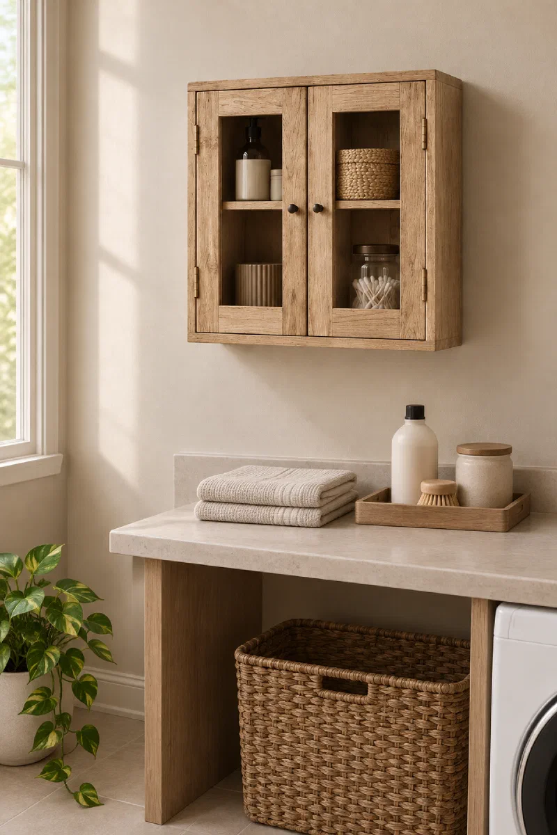 Laundry room ideas for a tidier supply corner