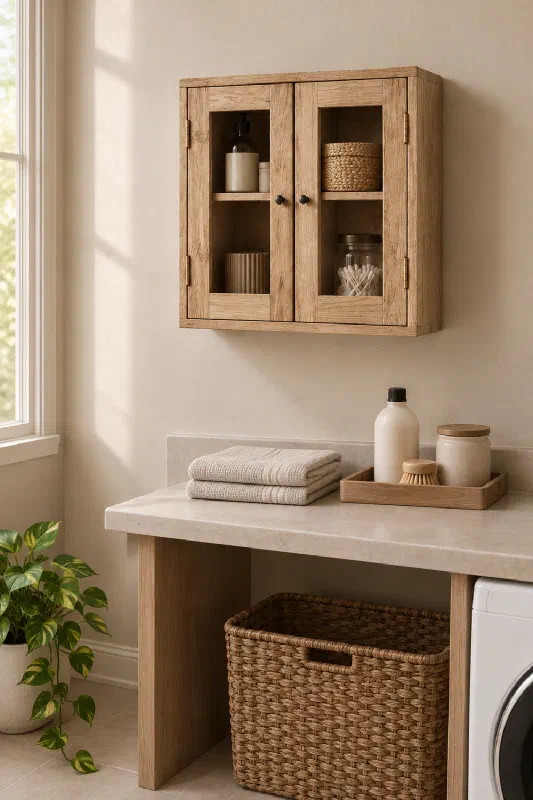 Laundry room ideas for a tidier supply corner