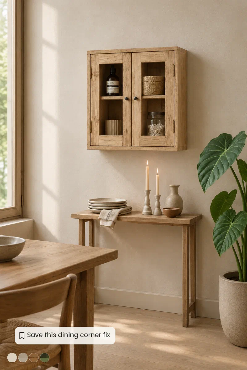 Dining room ideas for an underused corner wall