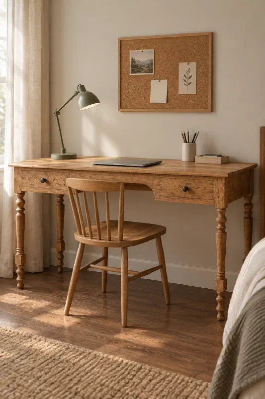 Bedroom decor ideas for a homework-friendly study corner