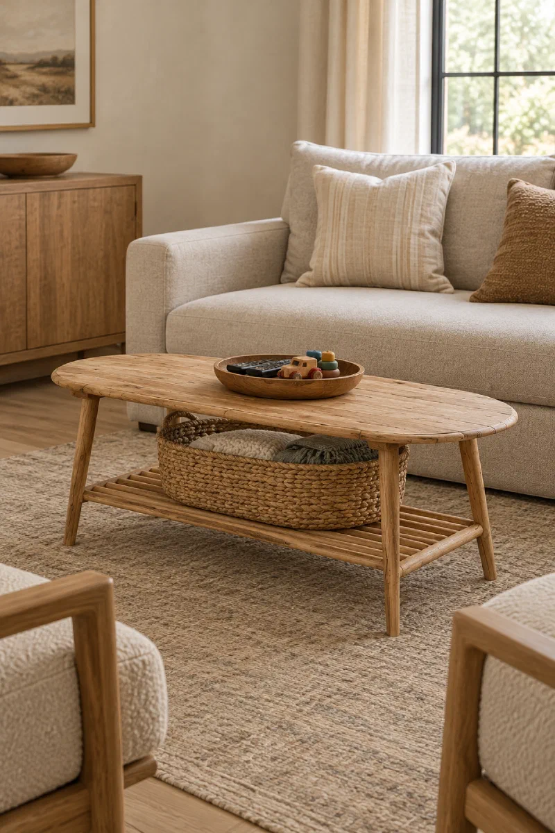 Room decor ideas: storage solution for a cozier family lounge