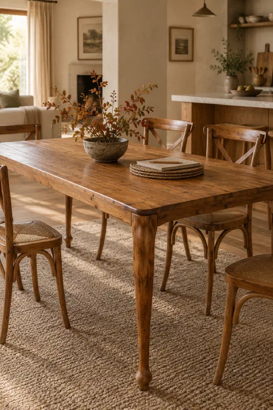 Riviera Dining Table, Reclaimed Teak 48 x 24 x 30