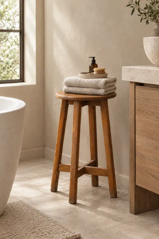 Bathroom decor ideas for a warmer, more useful corner