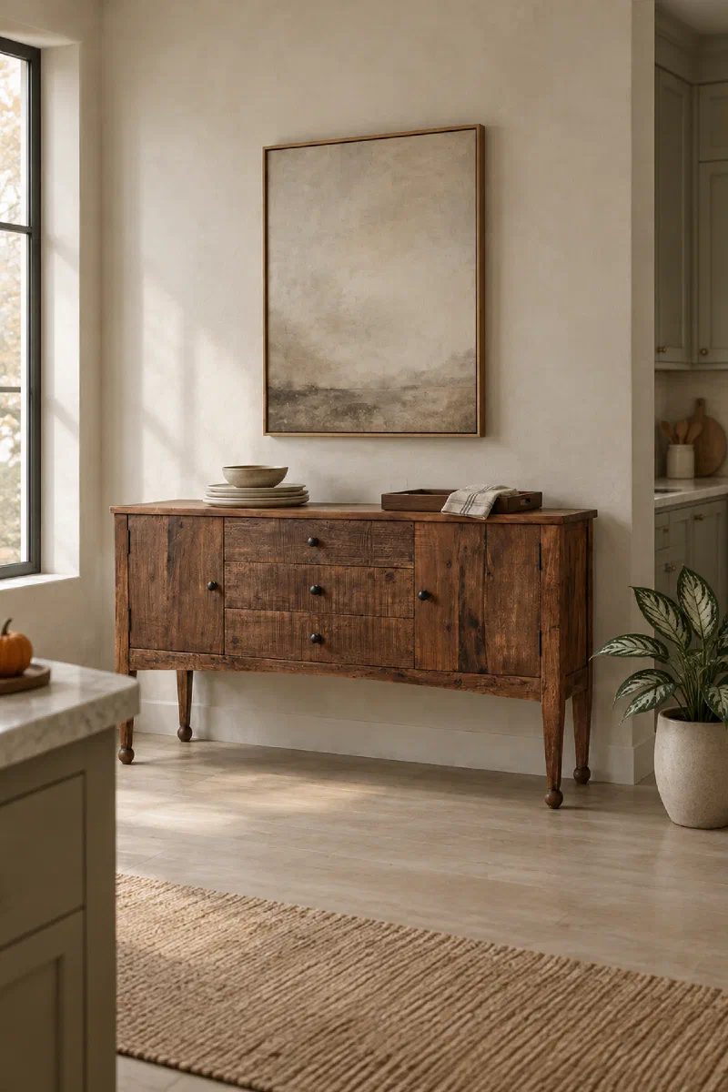 Kitchen decor ideas for a less cluttered wall